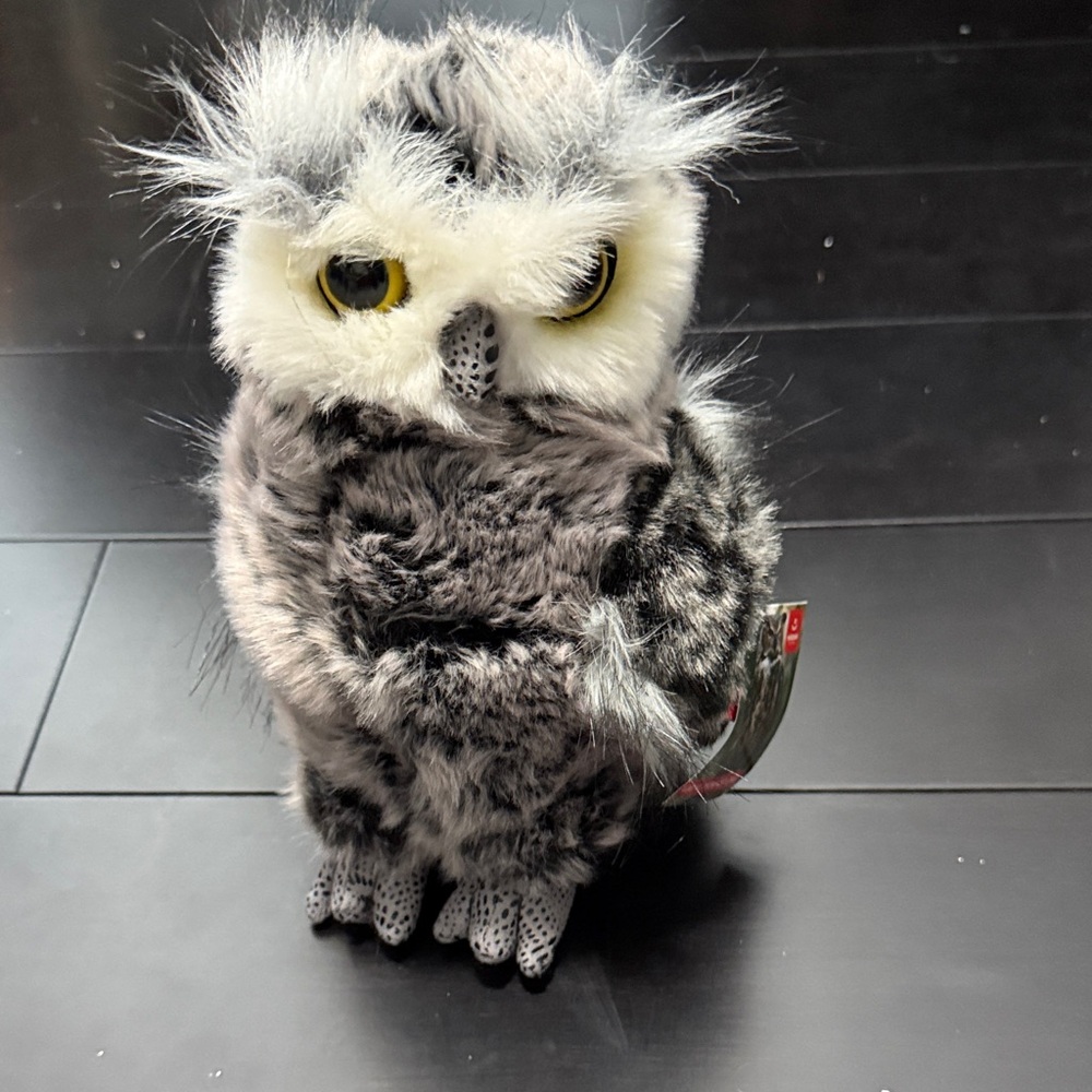 Aurora Plush Great Hornwd Owl 9”!